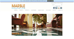 Desktop Screenshot of marblerenovation.com